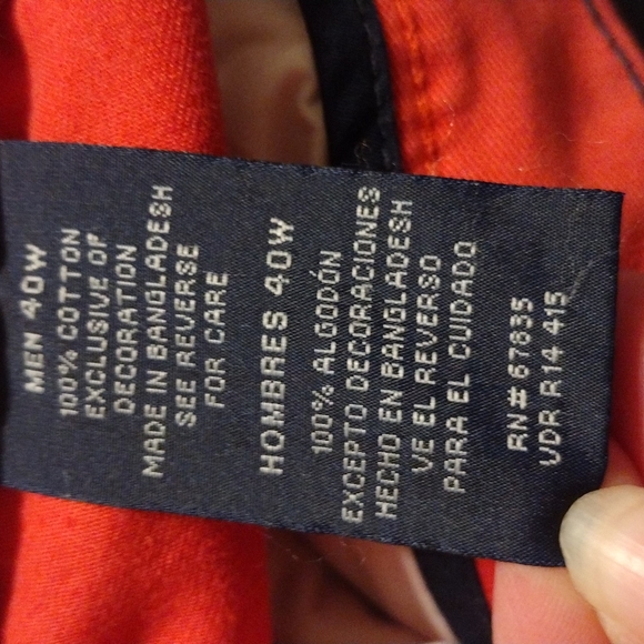 New mens Nautica shorts. Size 40 waist. Sailor red - Picture 10 of 11